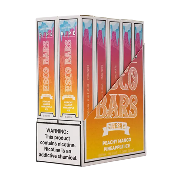 BUY 1 GET 1 FREE Peachy Mango Pineapple Ice Esco Bar | Vape Mumbai India Esco Bar
