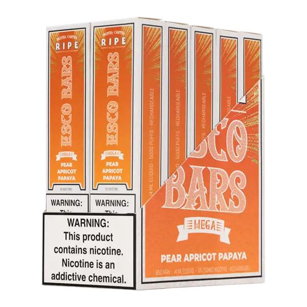 BUY 1 GET 1 FREE Pear Apricot Papaya Esco Bar MEGA | Vape Mumbai India Esco Bar