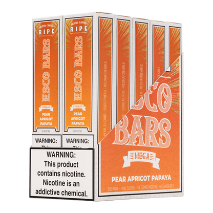 BUY 1 GET 1 FREE Pear Apricot Papaya Esco Bar MEGA | Vape Amazon India