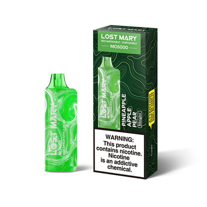 BUY 1 GET 1 FREE Pineapple Apple Pear Lost Mary MO5000 | Vape Amazon India