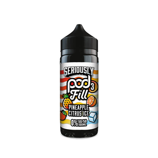Doozy Vape Co Seriously Pod Fill 3 Pineapple Citrus Ice 100ml Shortfill E-Liquid