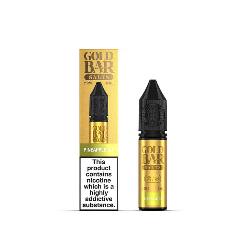 Gold Bar Salts Pineapple Ice Nic Salt E-Liquid 10ml
