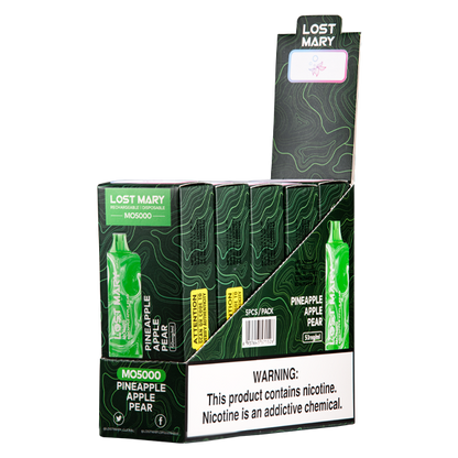 BUY 1 GET 1 FREE Pineapple Apple Pear Lost Mary MO5000 | Vape Amazon India