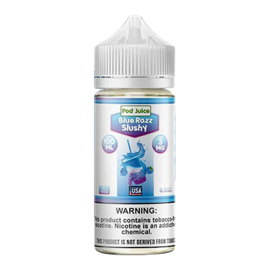 Blue Razz Slushy Pod Juice 100ml