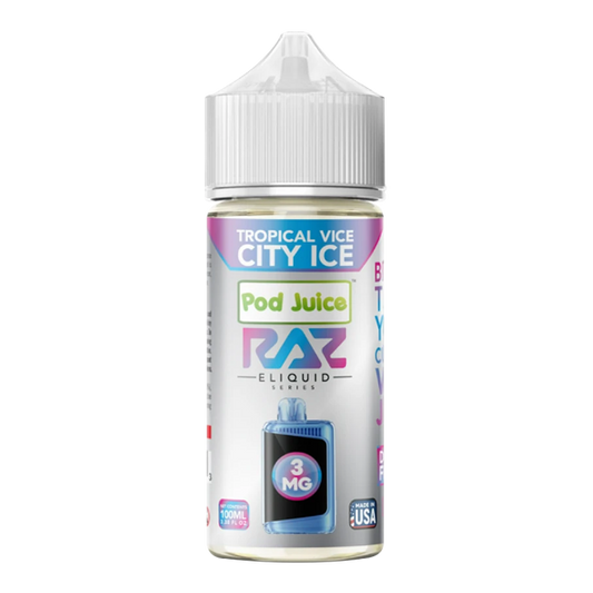 Tropical Vice City Ice RAZ X Pod Juice 100ml