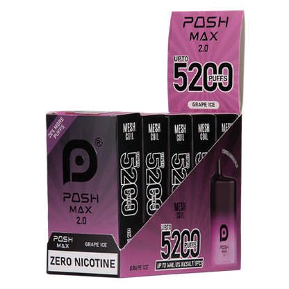 BUY 1 GET 1 FREE Grape Ice Posh Max 2.0 | Vape Amazon India