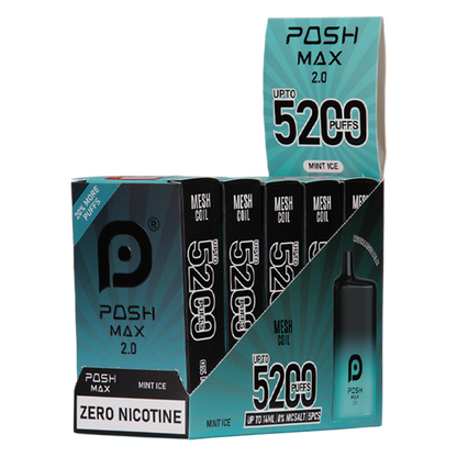 BUY 1 GET 1 FREE Mint Ice Posh Max 2.0 | Vape Amazon India