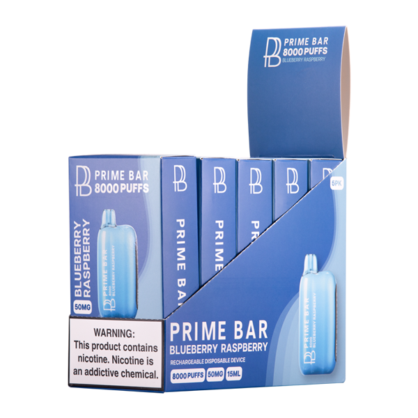 BUY 1 GET 1 FREE Blueberry Raspberry Prime Bar 8000 | Vape Amazon India