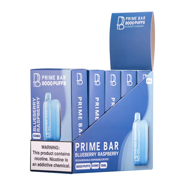 BUY 1 GET 1 FREE Blueberry Raspberry Prime Bar 8000 | Vape Mumbai India Prime Bar
