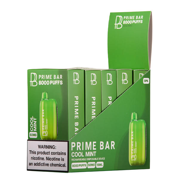 BUY 1 GET 1 FREE Cool Mint Prime Bar 8000 | Vape Amazon India