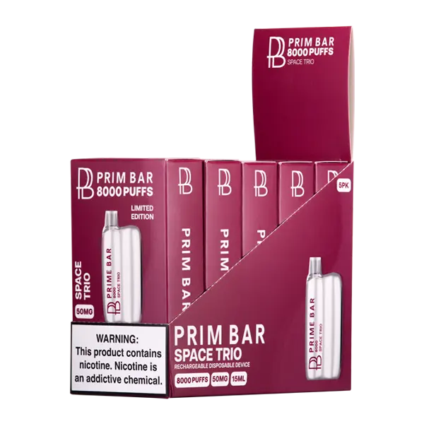 BUY 1 GET 1 FREE Space Trio Prime Bar 8000 | Vape Mumbai India Prime Bar
