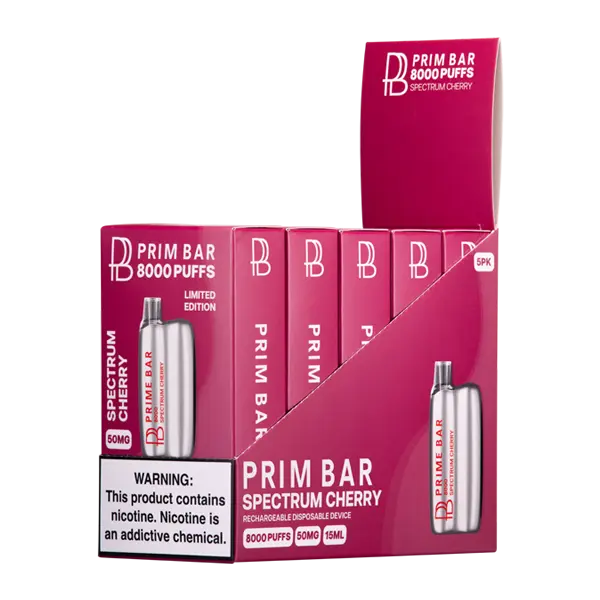 BUY 1 GET 1 FREE Spectrum Cherry Prime Bar 8000 | Vape Mumbai India Prime Bar