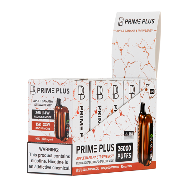 BUY 1 GET 1 FREE Apple Banana Strawberry Prime Plus 26000 | Vape Mumbai India - Vape Mumbai India
