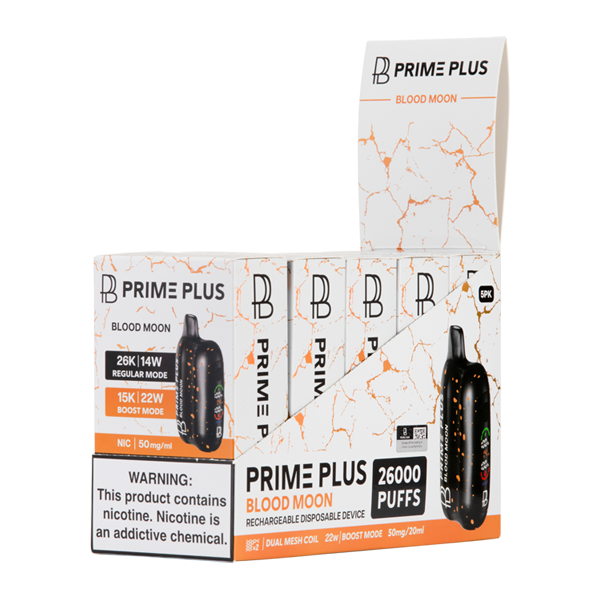BUY 1 GET 1 FREE Blood Moon Prime Plus 26000 | Vape Mumbai India