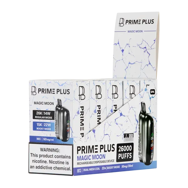BUY 1 GET 1 FREE Magic Moon Prime Plus 26000 | Vape Mumbai India Prime Bar