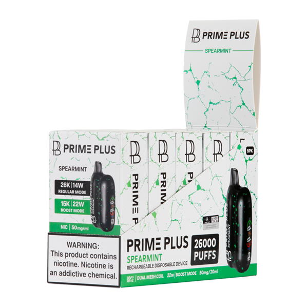 BUY 1 GET 1 FREE Spearmint Prime Plus 26000 | Vape Amazon India