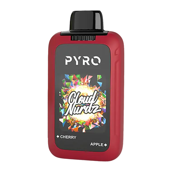 BUY 1 GET 1 FREE Cherry/Apple CLOUD NURDZ X PYRO Duo | Vape Mumbai India Cloud Nurdz