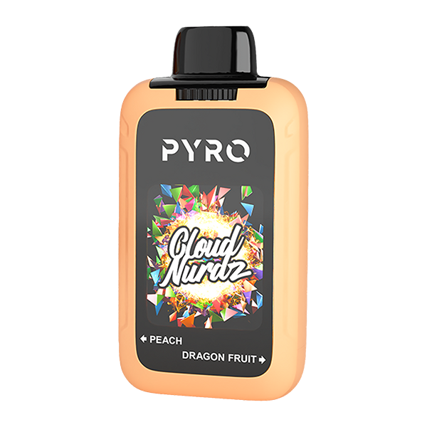 BUY 1 GET 1 FREE Peach/Dragon Fruit CLOUD NURDZ X PYRO Duo | Vape Amazon India