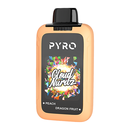 BUY 1 GET 1 FREE Peach/Dragon Fruit CLOUD NURDZ X PYRO Duo | Vape Amazon India