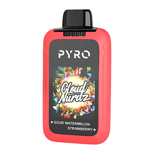 BUY 1 GET 1 FREE Sour Watermelon/Strawberry CLOUD NURDZ X PYRO Duo | Vape Amazon India