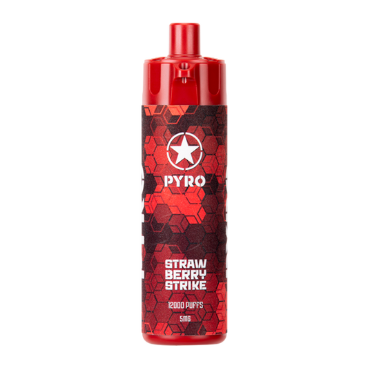 BUY 1 GET 1 FREE Strawberry Strike PYRO 12000 | Vape Amazon India