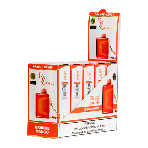 BUY 1 GET 1 FREE Orange Mango RYL Classic by RAZ | Vape Amazon India