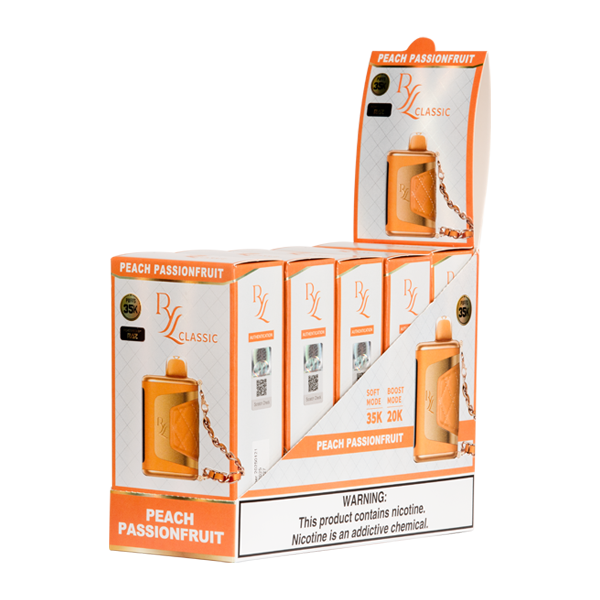 BUY 1 GET 1 FREE Peach Passionfruit RYL Classic by RAZ | Vape Amazon India