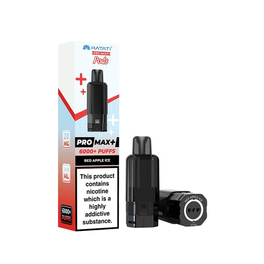 Hayati Pro Max Plus Red Apple Ice Prefilled Pod + Refill