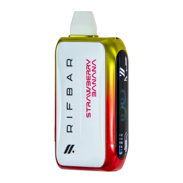 BUY 1 GET 1 FREE Strawberry Banana Rifbar Turbo-X 25k | Vape Mumbai India RifBar