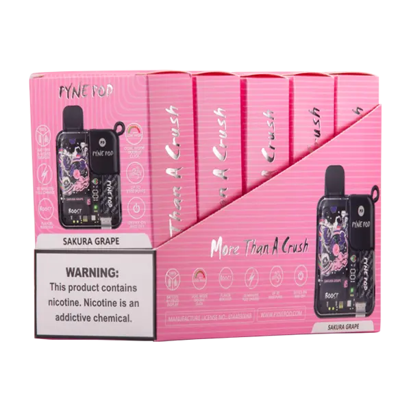 BUY 1 GET 1 FREE Sakura Grape Pyne Pod Boost | Vape Mumbai India Pyne Pod