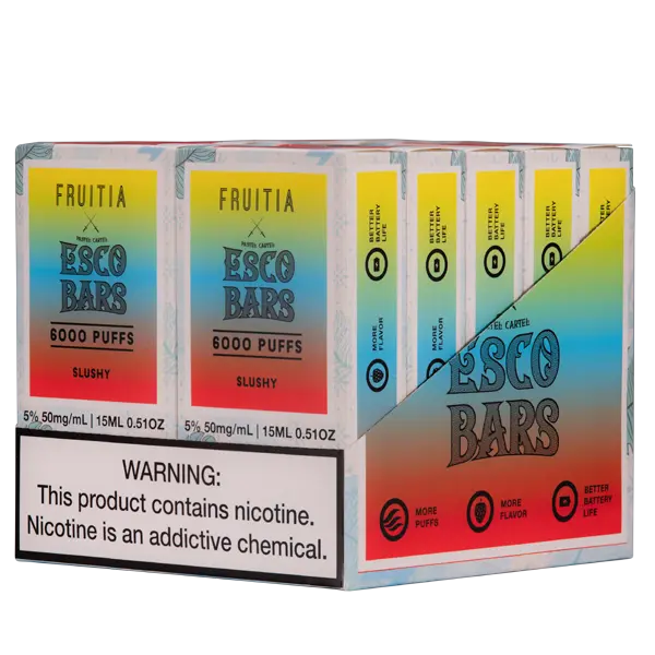 BUY 1 GET 1 FREE Slushy Esco Bar 6000 | Vape Mumbai India Esco Bar