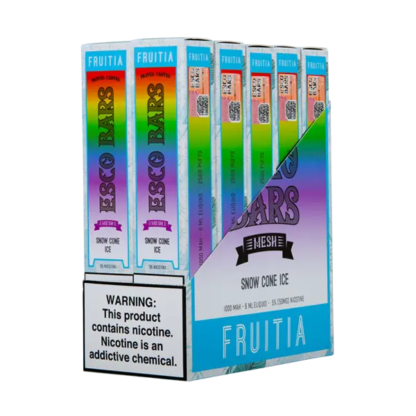 BUY 1 GET 1 FREE Snow Cone Ice Esco Bar | Vape Mumbai India Esco Bar