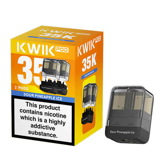 Innokin Kwik 35K Sour Pineapple Ice Prefilled Pod + Refill