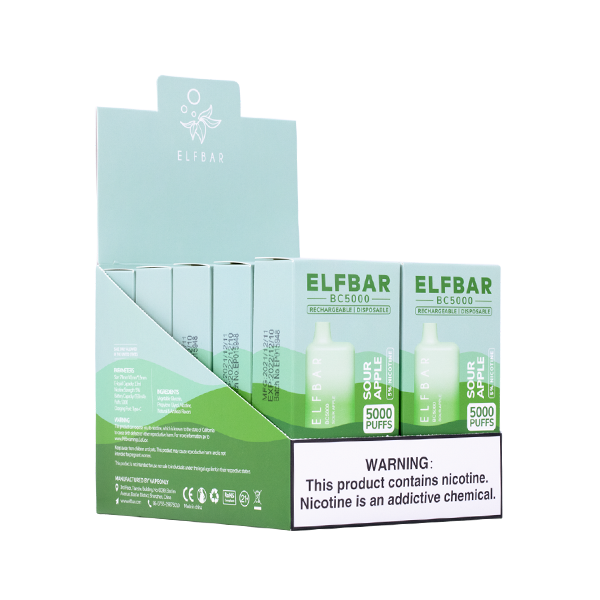 BUY 1 GET 1 FREE Sour Apple EB BC5000 | Vape Amazon India