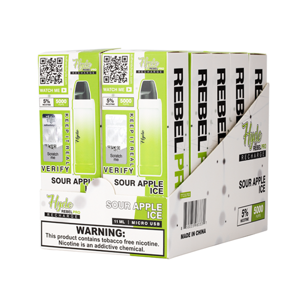 BUY 1 GET 1 FREE Sour Apple Ice Hyde Rebel Pro | Vape Amazon India