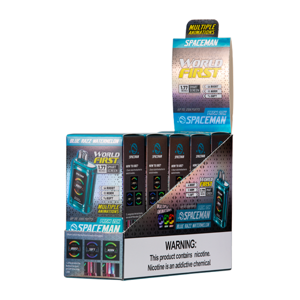 Blue Razz Ice Spaceman Prism 20K