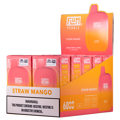 BUY 1 GET 1 FREE Straw Mango FLUM Pebble | Vape Amazon India