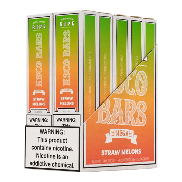 BUY 1 GET 1 FREE Straw Melons Esco Bar MEGA | Vape Mumbai India Esco Bar