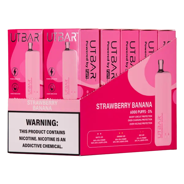 BUY 1 GET 1 FREE Strawberry Banana UT Bar | Vape Mumbai India Flum