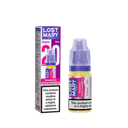 Lost Mary Strawberry Cherry Raspberry 10ml Nic Salts E-Liquid