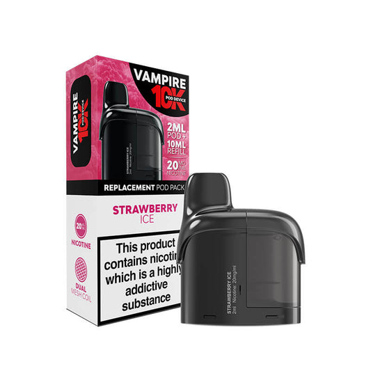 Vampire  10K Strawberry Ice Prefilled Vape Pods