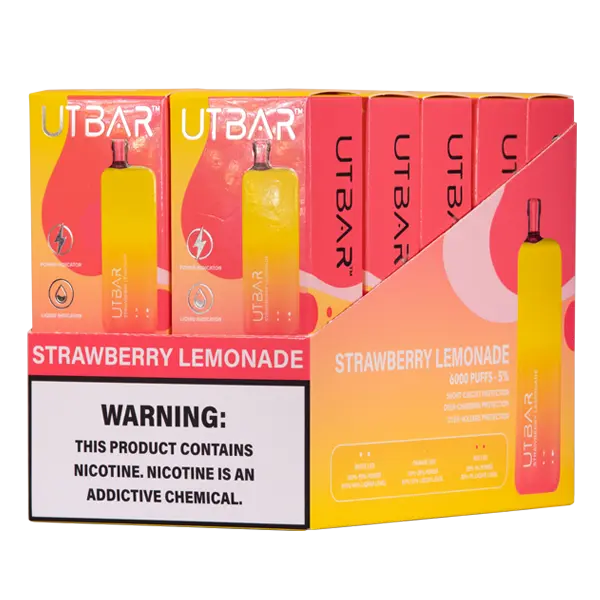 BUY 1 GET 1 FREE Strawberry Lemonade UT Bar | Vape Mumbai India Flum