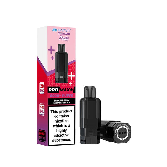 Hayati Pro Max Plus Strawberry Raspberry Ice Prefilled Pod + Refill
