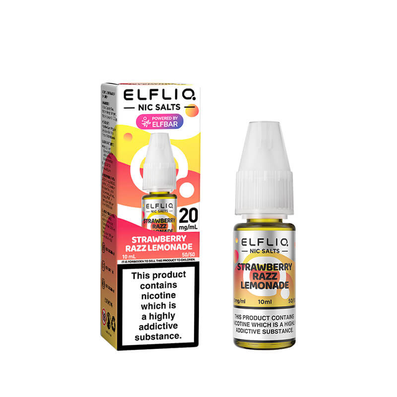 Elf Bar ElfLiq Strawberry Razz lemonade Nic Salt E-Liquid