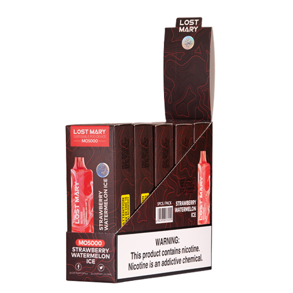 BUY 1 GET 1 FREE Strawberry Watermelon Ice Lost Mary MO5000 | Vape Amazon India