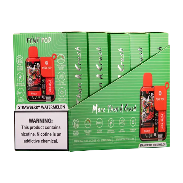 BUY 1 GET 1 FREE Strawberry Watermelon Pyne Pod Boost | Vape Mumbai India Pyne Pod