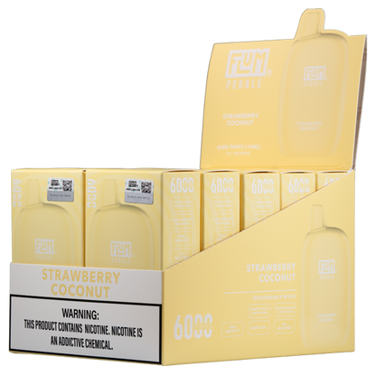 BUY 1 GET 1 FREE Strawberry Coconut FLUM Pebble | Vape Amazon India