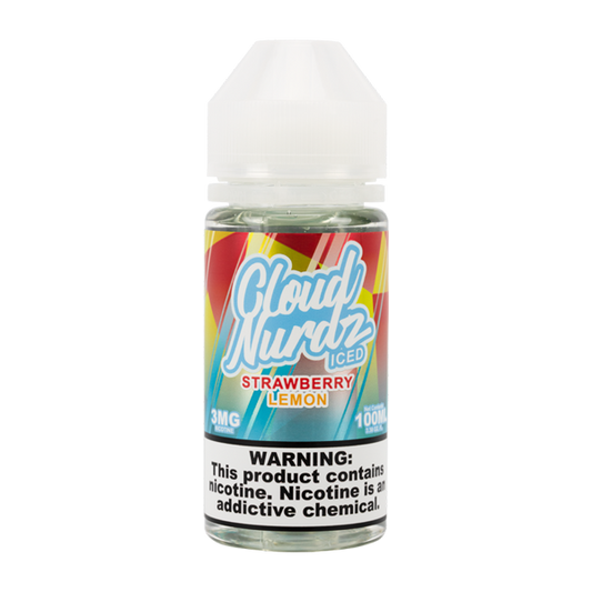 BUY 1 GET 1 FREE Iced Strawberry Lemon by Cloud Nurdz 100mL | Vape Amazon India