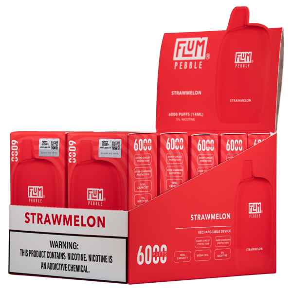 BUY 1 GET 1 FREE Strawmelon FLUM Pebble | Vape Amazon India