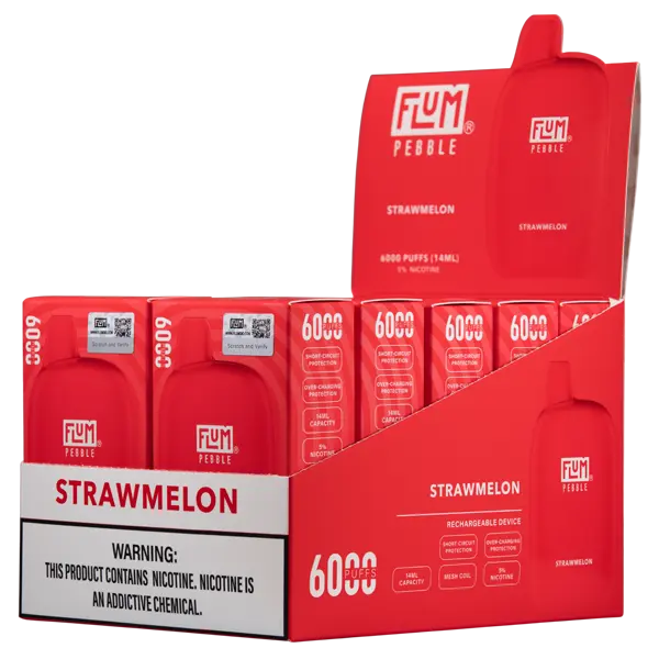 BUY 1 GET 1 FREE Strawmelon FLUM Pebble | Vape Mumbai India Flum